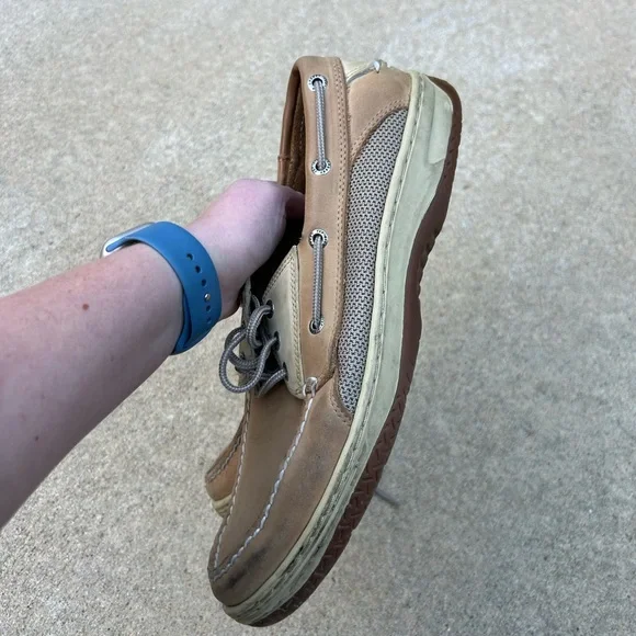 Sperry Tan men’s Boat Shoes - Picture 3 of 7